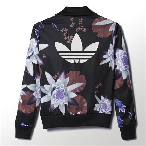 adidas floral print hoodie